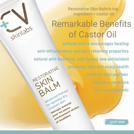 restorative skin balm and castor oil